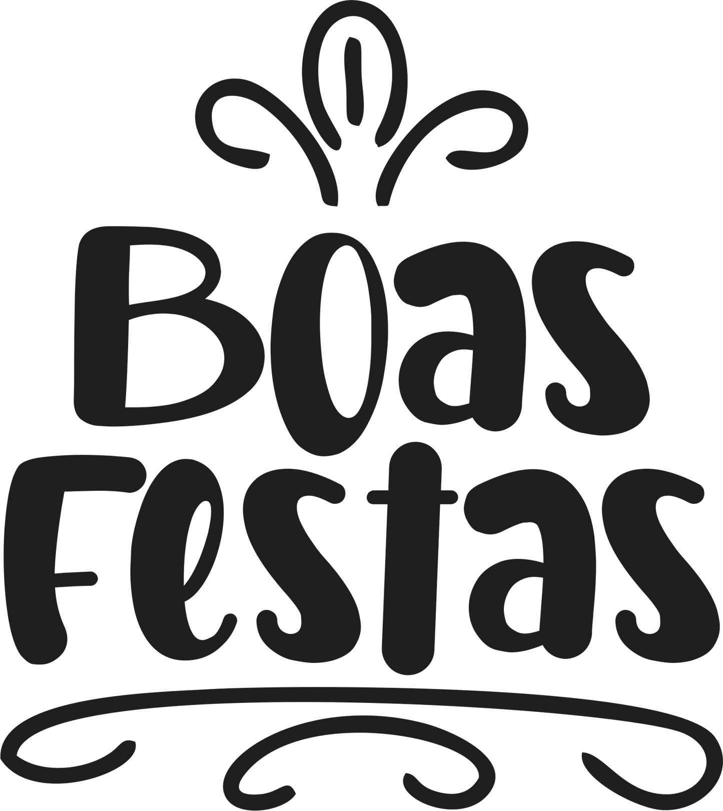 Carimbo - Boas Festas genialcarimbos