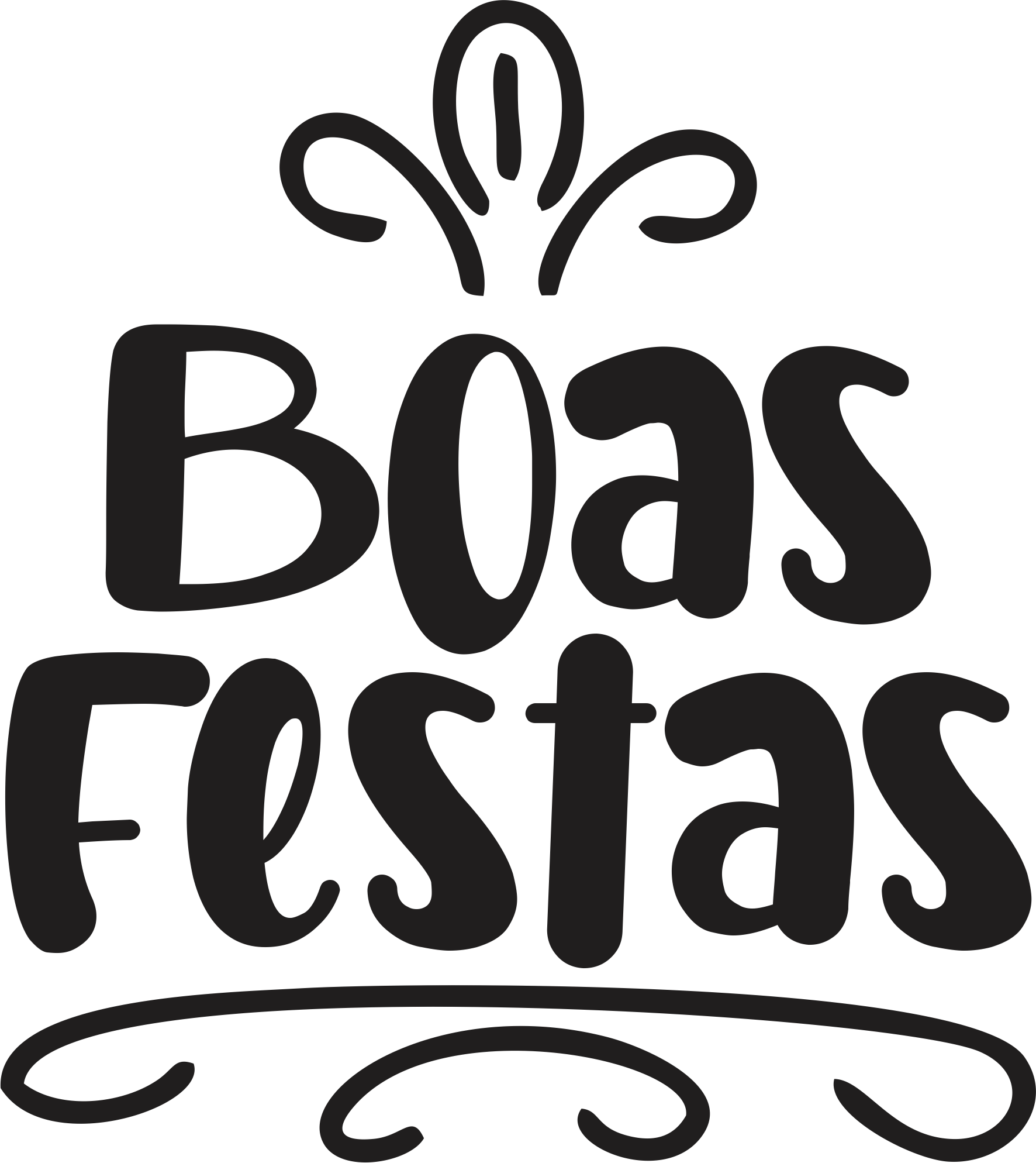 Carimbo - Boas Festas genialcarimbos