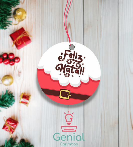 Tag Feliz Natal Genial Carimbos