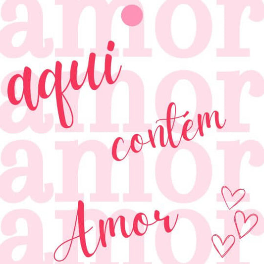 Tag Aqui Contém Amor Genial Carimbos