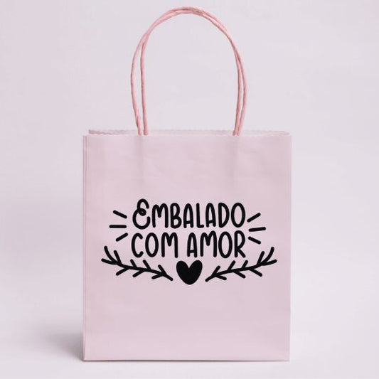 CARIMBO EMBALADO COM AMOR Genial Carimbos