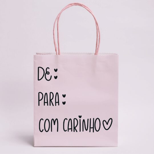 CARIMBO DE, PARA COM CARINHO Genial Carimbos