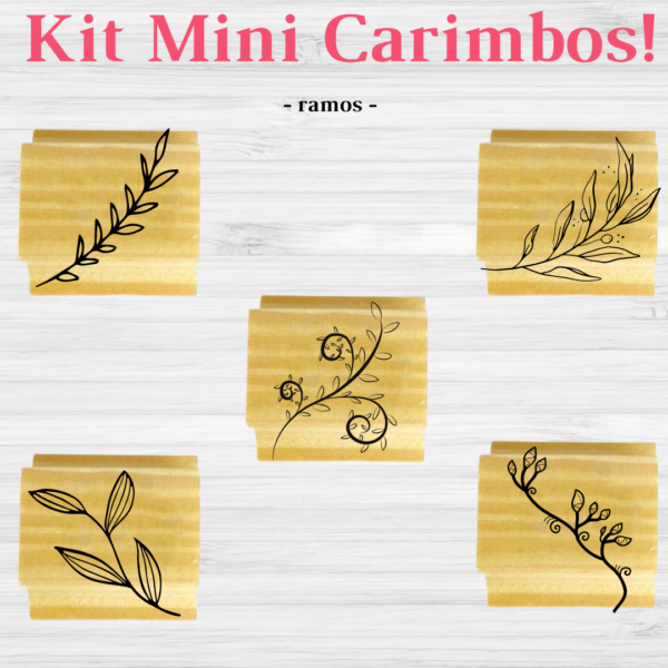 KIT MINI CARIMBOS RAMOS Genial Carimbos