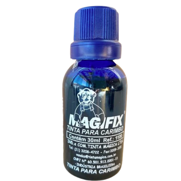 TINTA PARA TECIDO PRETA 30ML UNIDADE Magifix